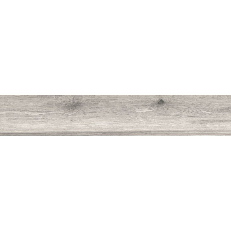 Mexen Hirera Grès gris émaillé rectifié G1, carreau effet bois pour sol et mur 120 x 20 cm, mat - TL611-120-020-03