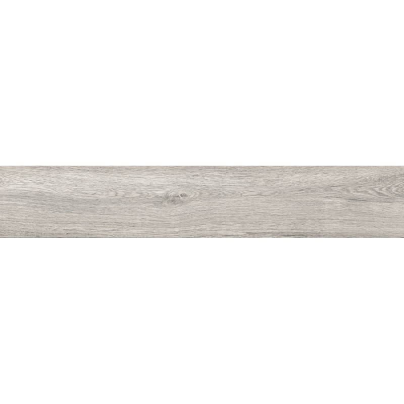 Mexen Hirera Grès gris émaillé rectifié G1, carreau effet bois pour sol et mur 120 x 20 cm, mat - TL611-120-020-03