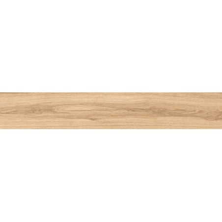 Mexen Hirera Miele grès émaillé rect. G1, carrelage effet bois pour sol et mur 120 x 20 cm, mat - TL611-120-020-05