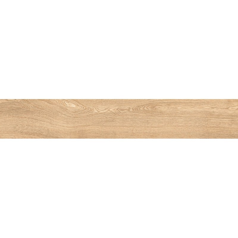 Mexen Hirera Miele grès émaillé rect. G1, carrelage effet bois pour sol et mur 120 x 20 cm, mat - TL611-120-020-05