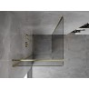 Mexen Mist-B cabine de douche pivotante 90 x 90 cm, transparent, or - 8A2T-090-090-50-00
