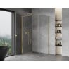 Mexen Mist-B cabine de douche pivotante 85 x 120 cm, transparent, or - 8A2T-085-120-50-00