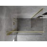 Mexen Mist-B  cabine de douche pivotante 100 x 120 cm, transparent, or brossé - 8A2T-100-120-55-00