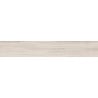 Mexen Hirera Gres blanc émaillé rectifié G1, carreau aspect bois pour sol et mur 120 x 20 cm, mat - TL611-120-020-09