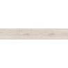 Mexen Hirera Gres blanc émaillé rectifié G1, carreau aspect bois pour sol et mur 120 x 20 cm, mat - TL611-120-020-09