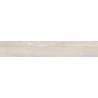 Mexen Hirera Gres blanc émaillé rectifié G1, carreau aspect bois pour sol et mur 120 x 20 cm, mat - TL611-120-020-09