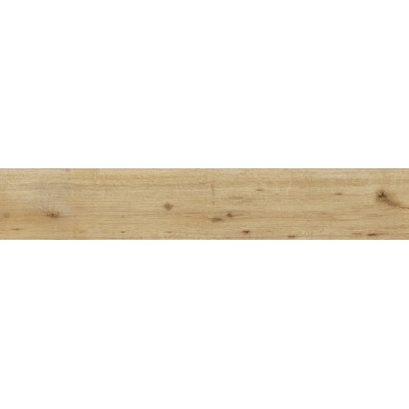 Mexen Cristopher Gres émaillé rectifié amande, carreau imitation bois pour sol et mur 120 x 20 cm, carving - TL612-120-020-00