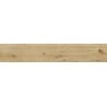 Mexen Cristopher Gres émaillé rectifié amande, carreau imitation bois pour sol et mur 120 x 20 cm, carving - TL612-120-020-00