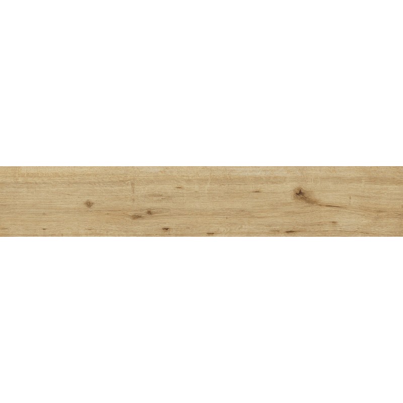 Mexen Cristopher Gres émaillé rectifié amande, carreau imitation bois pour sol et mur 120 x 20 cm, carving - TL612-120-020-00
