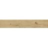 Mexen Cristopher Gres émaillé rectifié amande, carreau imitation bois pour sol et mur 120 x 20 cm, carving - TL612-120-020-00