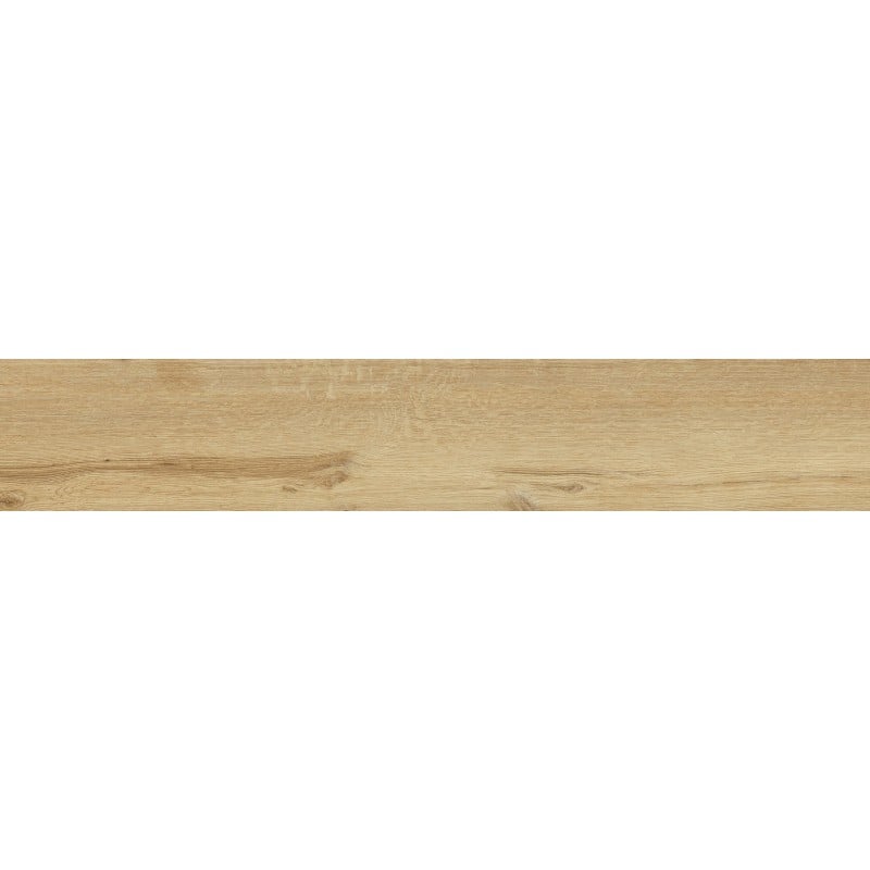 Mexen Cristopher Gres émaillé rectifié amande, carreau imitation bois pour sol et mur 120 x 20 cm, carving - TL612-120-020-00