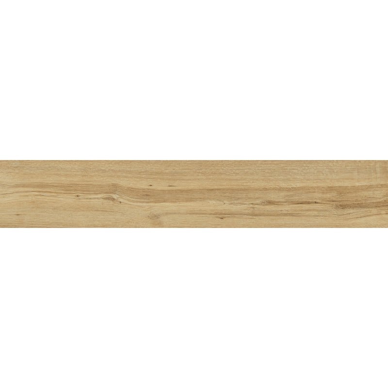 Mexen Cristopher Gres émaillé rectifié amande, carreau imitation bois pour sol et mur 120 x 20 cm, carving - TL612-120-020-00