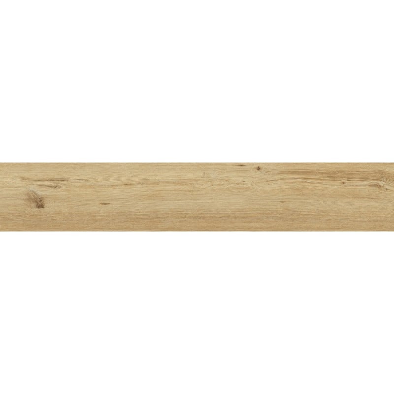 Mexen Cristopher Gres émaillé rectifié amande, carreau imitation bois pour sol et mur 120 x 20 cm, carving - TL612-120-020-00