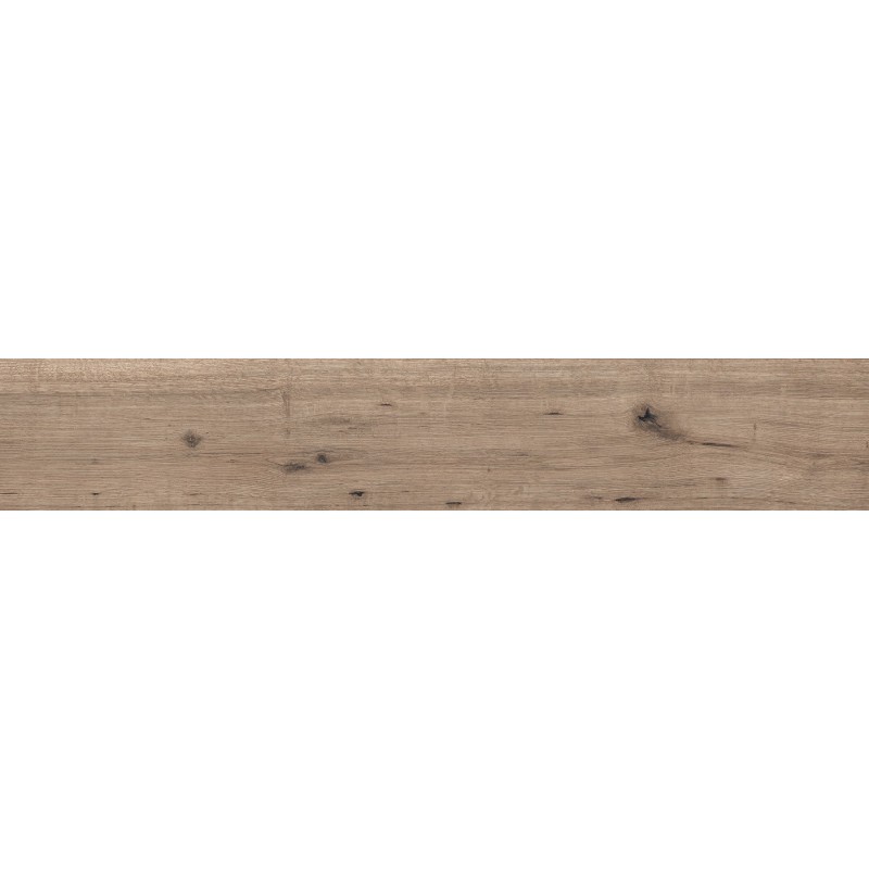 Mexen Cristopher Gres marron émaillé rect. G1, carreau effet bois pour sol et mur 120 x 20 cm, carving - TL612-120-020-01