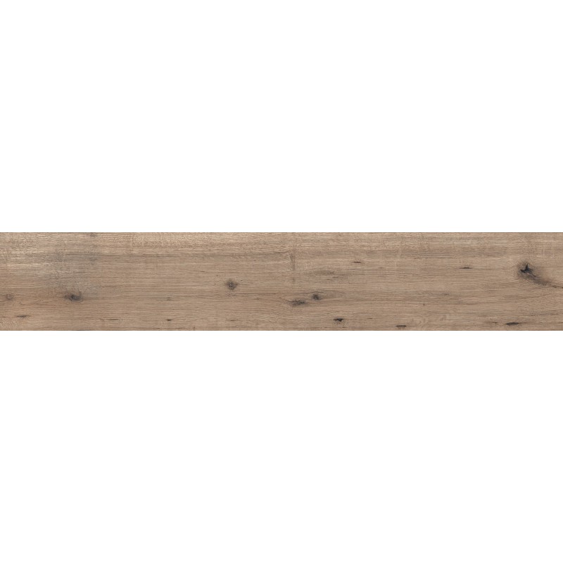 Mexen Cristopher Gres marron émaillé rect. G1, carreau effet bois pour sol et mur 120 x 20 cm, carving - TL612-120-020-01