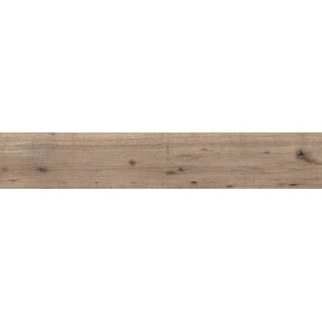 Mexen Cristopher Gres marron émaillé rect. G1, carreau effet bois pour sol et mur 120 x 20 cm, carving - TL612-120-020-01