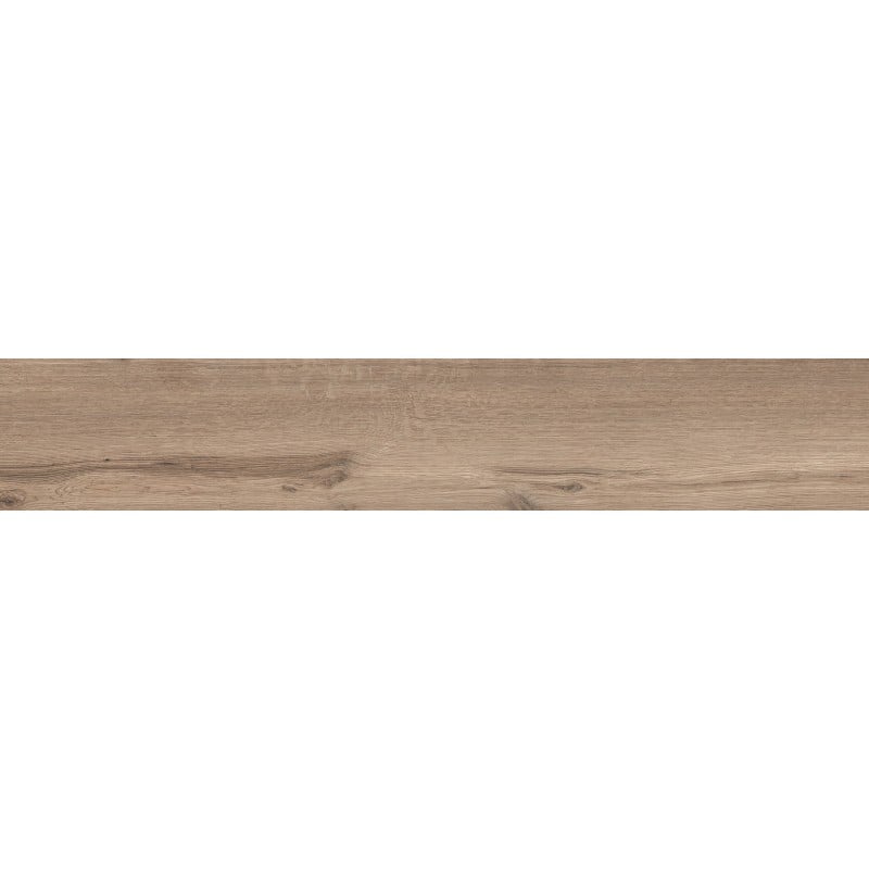 Mexen Cristopher Gres marron émaillé rect. G1, carreau effet bois pour sol et mur 120 x 20 cm, carving - TL612-120-020-01