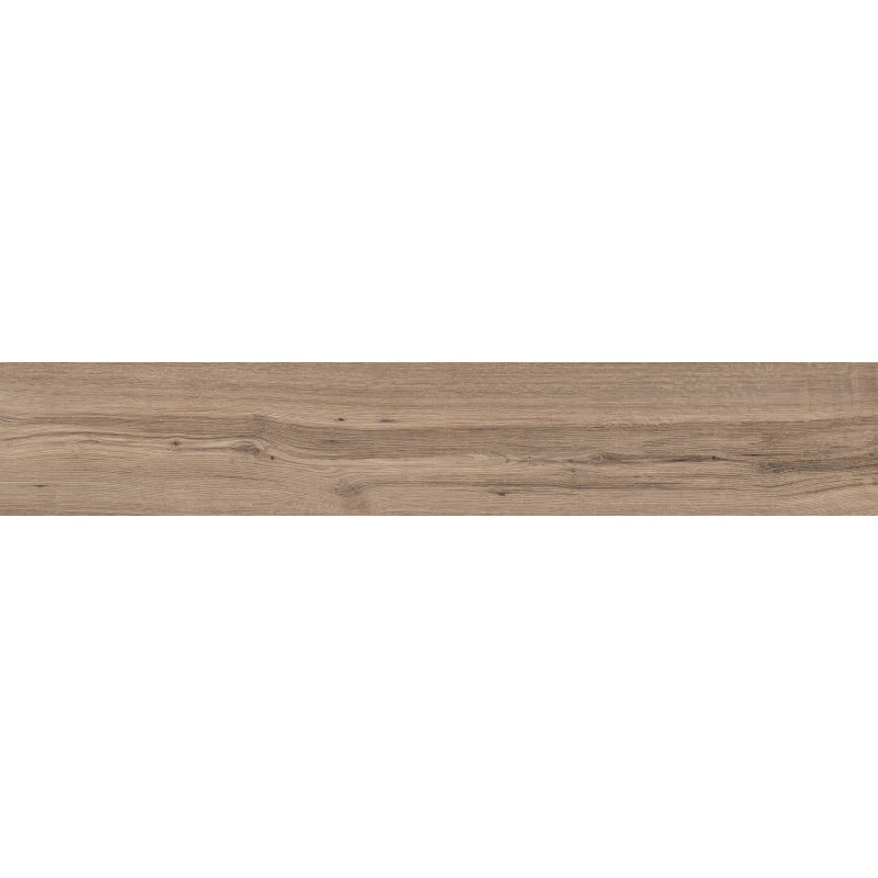 Mexen Cristopher Gres marron émaillé rect. G1, carreau effet bois pour sol et mur 120 x 20 cm, carving - TL612-120-020-01