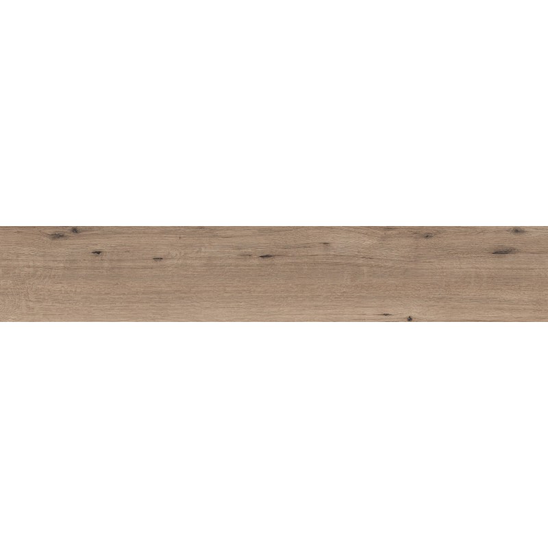 Mexen Cristopher Gres marron émaillé rect. G1, carreau effet bois pour sol et mur 120 x 20 cm, carving - TL612-120-020-01