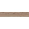 Mexen Cristopher Gres marron émaillé rect. G1, carreau effet bois pour sol et mur 120 x 20 cm, carving - TL612-120-020-01