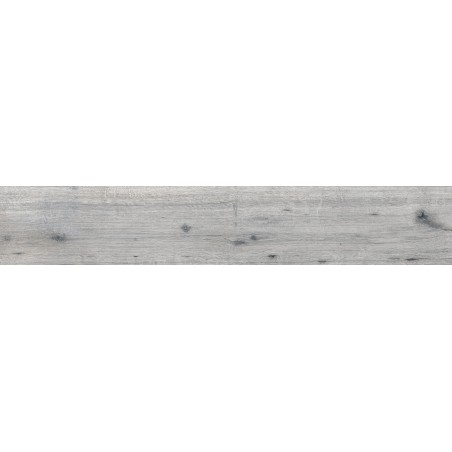 Mexen Cristopher Grès gris émaillé rectifié G1, carreau imitation bois pour sol et mur 120 x 20 cm, gravure