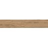 Mexen Wood Ville Grès marron émaillé rectifié G1, carreau de sol et mural aspect bois 120 x 20 cm, carving