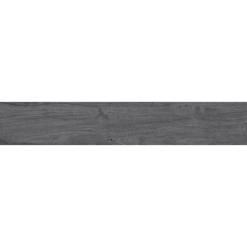 Mexen Wood Ville Grès émaillé rectifié acier G1, carreau effet bois pour sol et mur 120 x 20 cm, carving - TL613-120-020-06