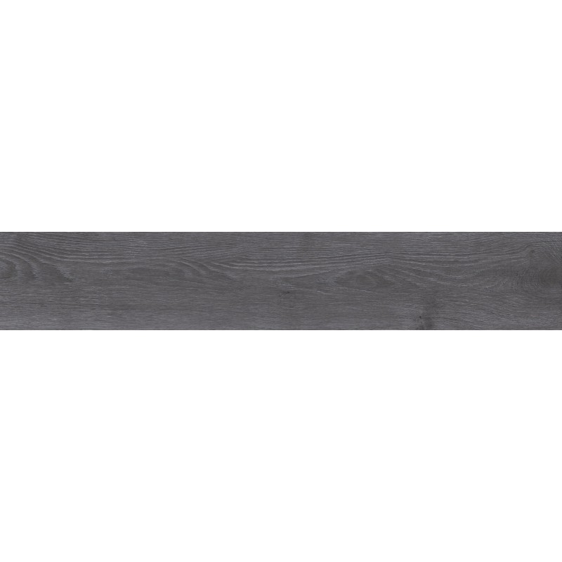 Mexen Wood Ville Grès émaillé rectifié acier G1, carreau effet bois pour sol et mur 120 x 20 cm, carving - TL613-120-020-06