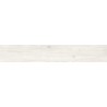 Mexen Savana Carrelage émaillé Bianco rectifié G1, carreau effet bois pour sol et mur 120 x 20 cm, carving - TL614-120-020-00