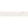 Mexen Savana Carrelage émaillé Bianco rectifié G1, carreau effet bois pour sol et mur 120 x 20 cm, carving - TL614-120-020-00