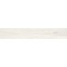 Mexen Savana Carrelage émaillé Bianco rectifié G1, carreau effet bois pour sol et mur 120 x 20 cm, carving - TL614-120-020-00