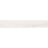 Mexen Savana Carrelage émaillé Bianco rectifié G1, carreau effet bois pour sol et mur 120 x 20 cm, carving - TL614-120-020-00