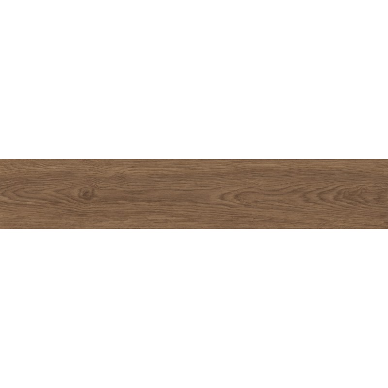 Mexen Savana Gres marron émaillé rectifié G1, carreau effet bois pour sol et mur 120 x 20 cm, carving - TL614-120-020-01