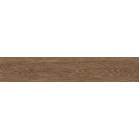 Mexen Savana Gres marron émaillé rectifié G1, carreau effet bois pour sol et mur 120 x 20 cm, carving - TL614-120-020-01