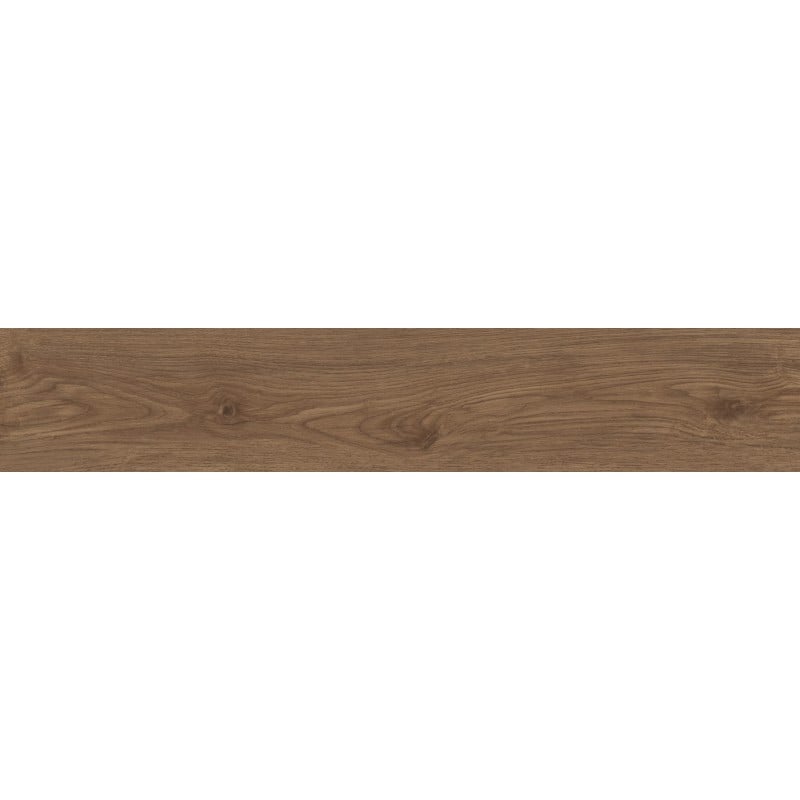 Mexen Savana Gres marron émaillé rectifié G1, carreau effet bois pour sol et mur 120 x 20 cm, carving - TL614-120-020-01