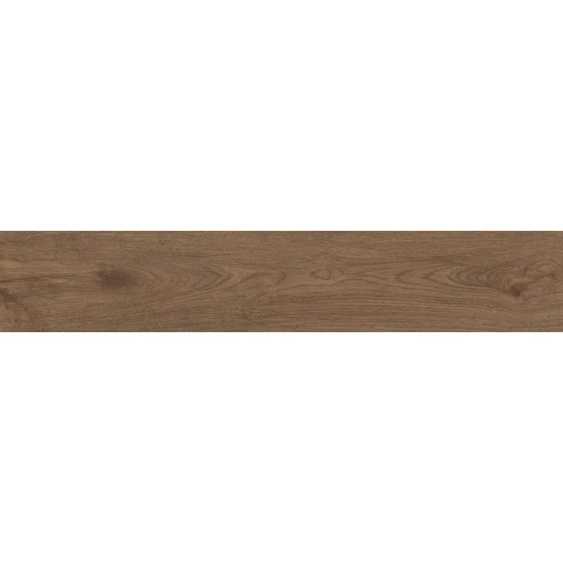 Mexen Savana Gres marron émaillé rectifié G1, carreau effet bois pour sol et mur 120 x 20 cm, carving - TL614-120-020-01