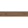Mexen Savana Gres marron émaillé rectifié G1, carreau effet bois pour sol et mur 120 x 20 cm, carving - TL614-120-020-01