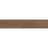 Mexen Savana Gres marron émaillé rectifié G1, carreau effet bois pour sol et mur 120 x 20 cm, carving - TL614-120-020-01