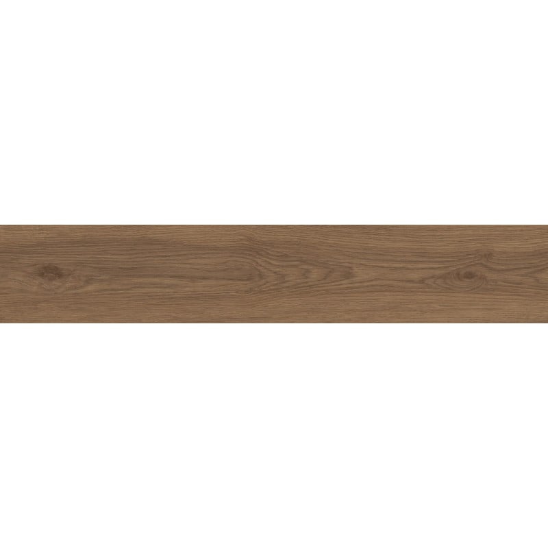 Mexen Savana Gres marron émaillé rectifié G1, carreau effet bois pour sol et mur 120 x 20 cm, carving - TL614-120-020-01