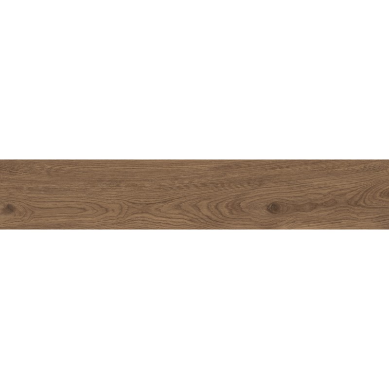 Mexen Savana Gres marron émaillé rectifié G1, carreau effet bois pour sol et mur 120 x 20 cm, carving - TL614-120-020-01