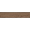 Mexen Savana Gres marron émaillé rectifié G1, carreau effet bois pour sol et mur 120 x 20 cm, carving - TL614-120-020-01
