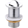 Mexen bouchon click-clack rotatif, chrome - 79913-00