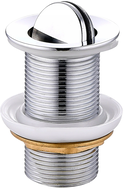 Mexen bouchon click-clack rotatif, chrome - 79913-00