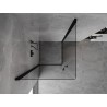 Mexen Mist-B Duo cabine de douche pivotante 95 x 95 cm, transparent, noir - 8A2-095-095-70-00