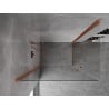 Mexen Mist-B Duo cabine de douche pivotante 95 x 85 cm, transparent, cuivre brossé - 8A2-095-085-65-00
