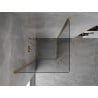 Mexen Mist-B Duo cabine de douche pliante 70 x 70 cm, transparent, or - 8A2-070-070-50-00