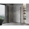 Mexen Mist-B Duo cabine de douche pivotante 100 x 80 cm, transparent, or - 8A2-100-080-50-00
