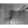 Mexen Mist-B Duo cabine de douche pivotante 95 x 90 cm, transparent, or - 8A2-095-090-50-00