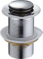 Mexen petit bouchon rond click-clack, Chrome - 79915-00