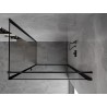 Mexen Mist-B cabine de douche pivotante droite 100 x 75 cm, cadre noir, noir - 8A2T-100-075-70-70-P